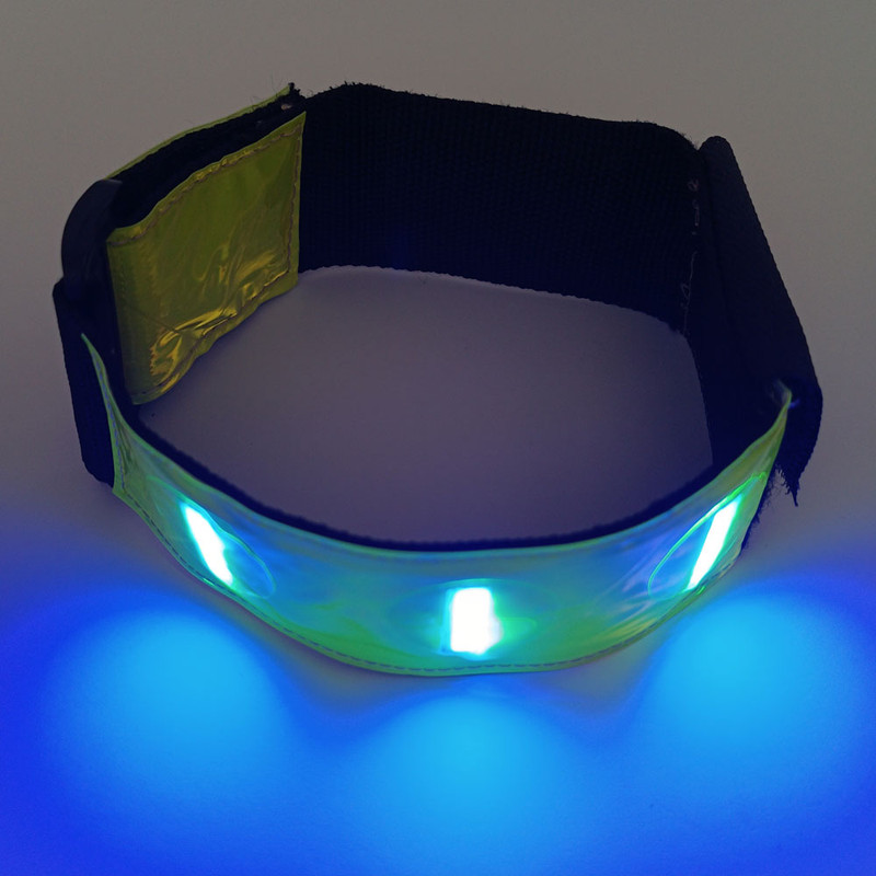 چراغ هشدار مدل بازوبند چراغ دار شبرنگی imennoor