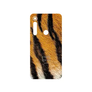 MAHOOT Tiger Skin Cover Sticker for Motorola One Macro