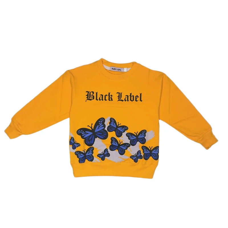 سویشرت بچگانه بلک لیبل مدل پروانه مینیمال