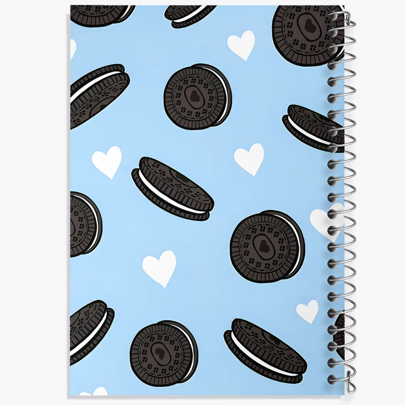 دفتر ژورنال نویسی 50 برگ خندالو مدل نقطه ای طرح پترن بیسکویت کد N4723