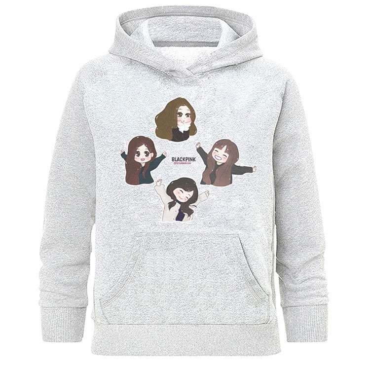 هودی زنانه طرح بلک یینک مدل Z758