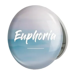 آینه جیبی خندالو طرح سریال سرخوشی Euphoria‎ مدل تاشو کد 13770 