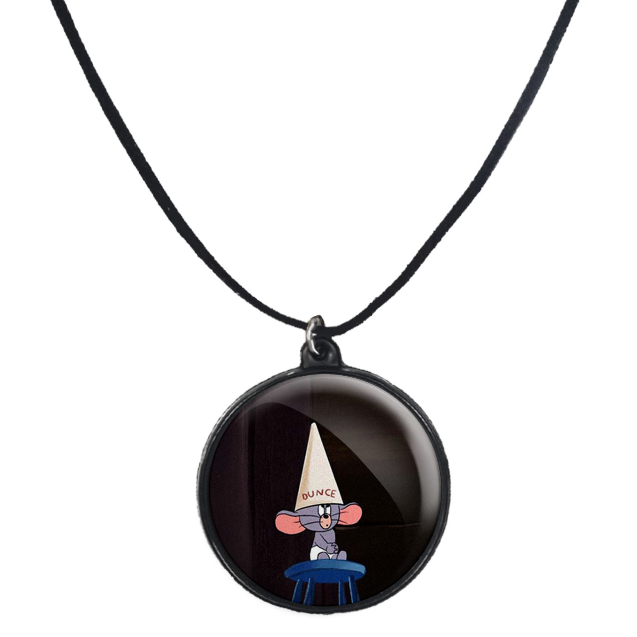 گردنبند پرمانه طرح تام و جری کد pmb.10711 مدل دو طرفه