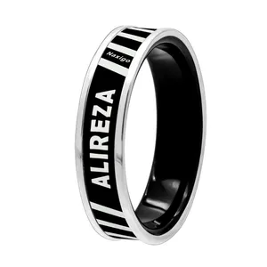 انگشتر ناکسیگو مدل شب تاب طرح علیرضا کد RB15865