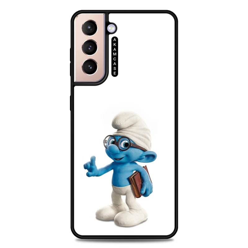 کاور آکام مدل AMC-WSGS21P-SMURFS-19 مناسب برای گوشی موبایل سامسونگ Galaxy S21 Plus