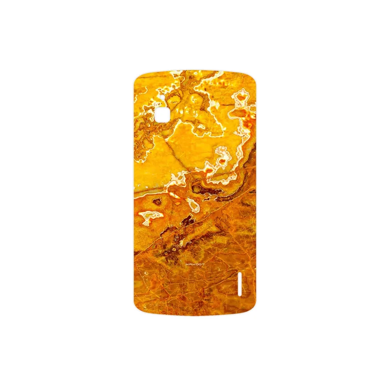 برچسب پوششی ماهوت مدل Gold Marble مناسب برای گوشی موبایل گوگل Nexus 4