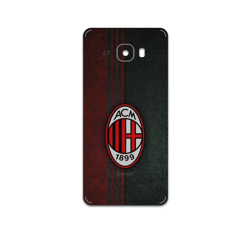 برچسب پوششی ماهوت مدل AC-Milan-FC مناسب برای گوشی موبایل سامسونگ Galaxy C7