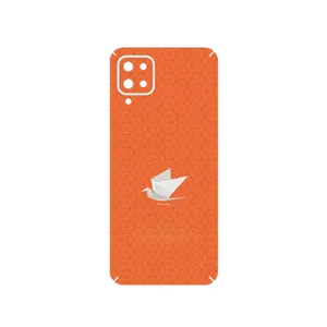 MAHOOT Minimalist origami bird Cover Sticker for Samsung Galaxy A12 Nacho
