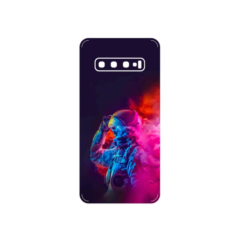 برچسب پوششی ماهوت مدل Smoke Rainbow Digital Art 1 مناسب برای گوشی موبایل سامسونگ Galaxy S10