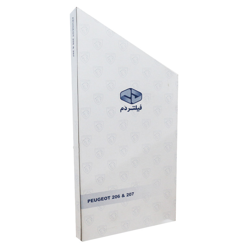 فیلتر کابین فیلتر دم مدل ساده  کد 206J1401 مناسب برای پژو 206