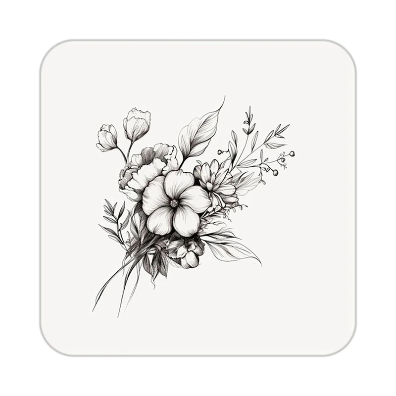 زیر لیوانی کاکتی طرح گل مدل mp16738