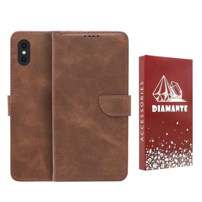 کیف کلاسوری دیامانته مدل Bers Ros مناسب برای گوشی موبایل اپل iPhone Xs