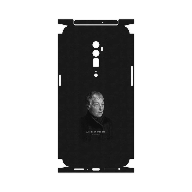 برچسب پوششی ماهوت مدل Portrait of a European Woman-FullSkin مناسب برای گوشی موبایل اپو RENO 10X