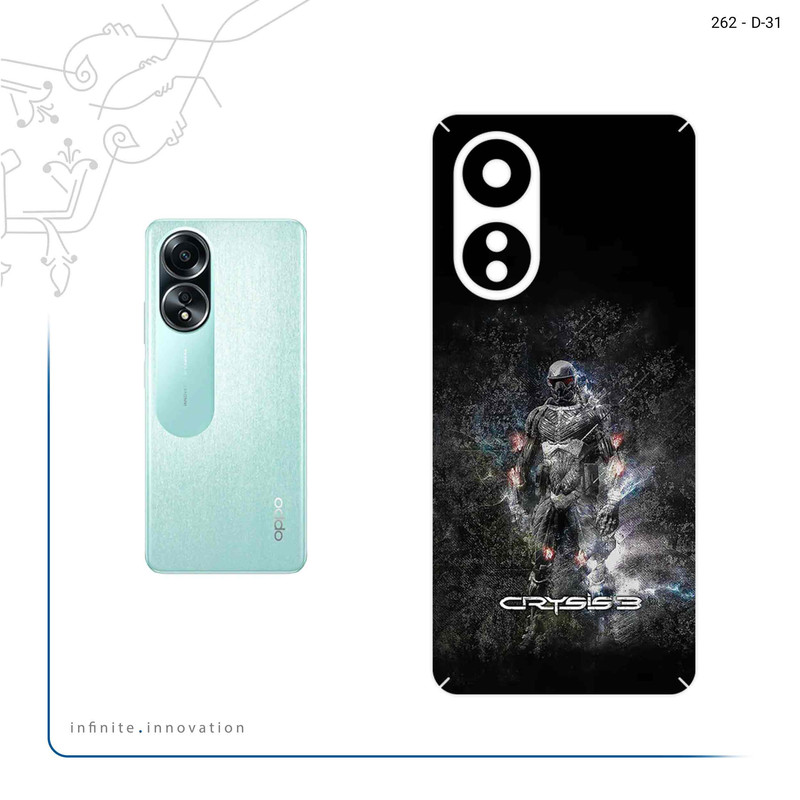 برچسب پوششی ماهوت مدل Crysis مناسب برای گوشی موبایل اپو A58 4G