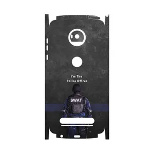 MAHOOT Police Officer-FullSkin Cover Sticker for Motorola Moto Z2 Play