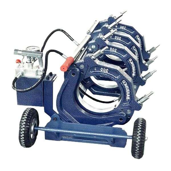 دستگاه جوش لوله پلیمری مدل نیمه هیدرولیک 200 دستگاه جوش لوله پلیمری مدل نیمه هیدرولیک 200