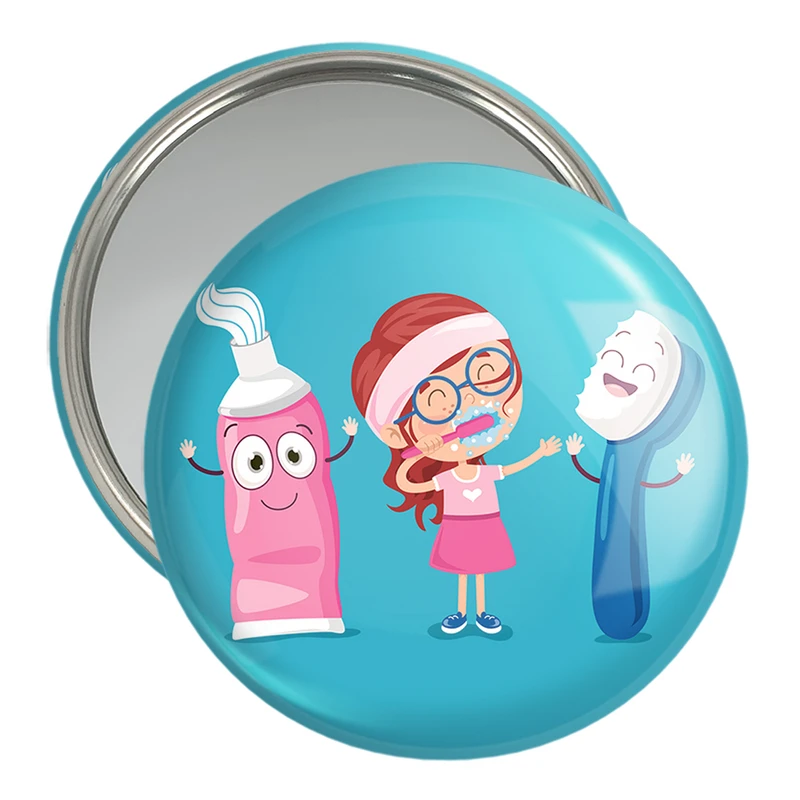 آینه جیبی خندالو مدل دندان و دندانپزشکی کودکانه کد 27761