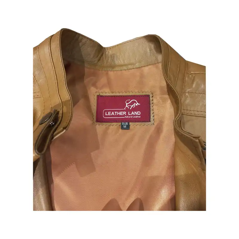 کت چرم مردانه سرزمین چرم مدل مدل لعونارد کد151070