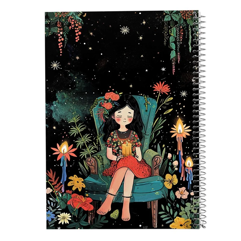 دفتر نقاشی 50 برگ مدوپد مدل دخترانه کد DF15851