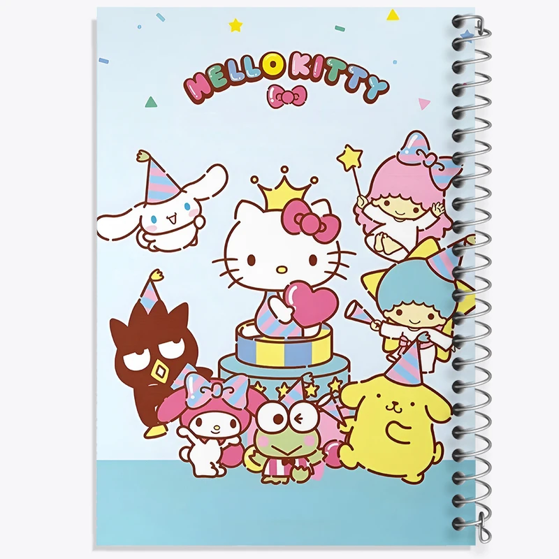 دفتر ژورنال نویسی 50 برگ خندالو مدل نقطه ای طرح هلو کیتی (Hello Kitty) کد N3989