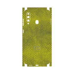 MAHOOT Yellow Snake Skin-FullSkin Cover Sticker for Samsung Galaxy A60
