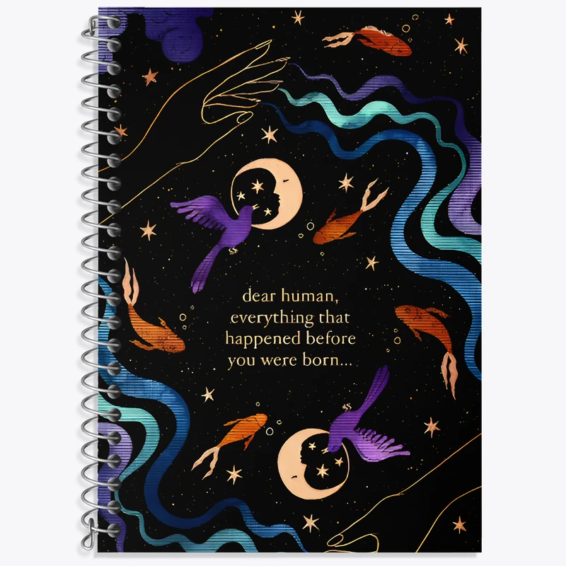 دفتر زبان 50 برگ خندالو مدل سه خط طرح انگیزشی کد N4455