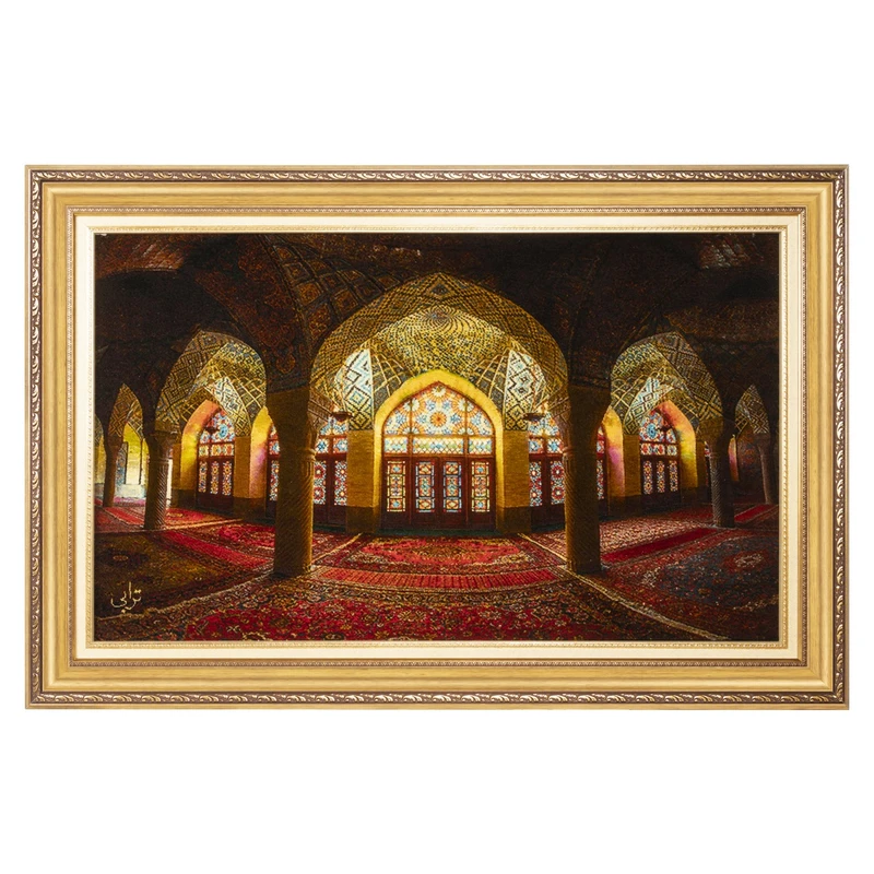 تابلو فرش دستباف سی پرشیا طرح منظره مسجد نصیرالملک کد 904260