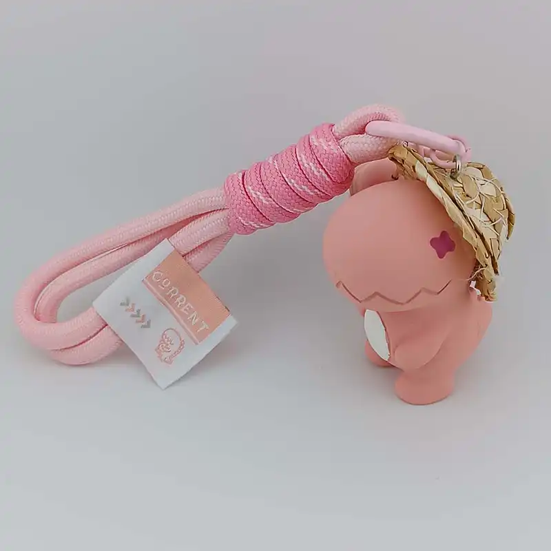 جاکلیدی مدل سرامیکی طرح دایناسور کلاه حصیری