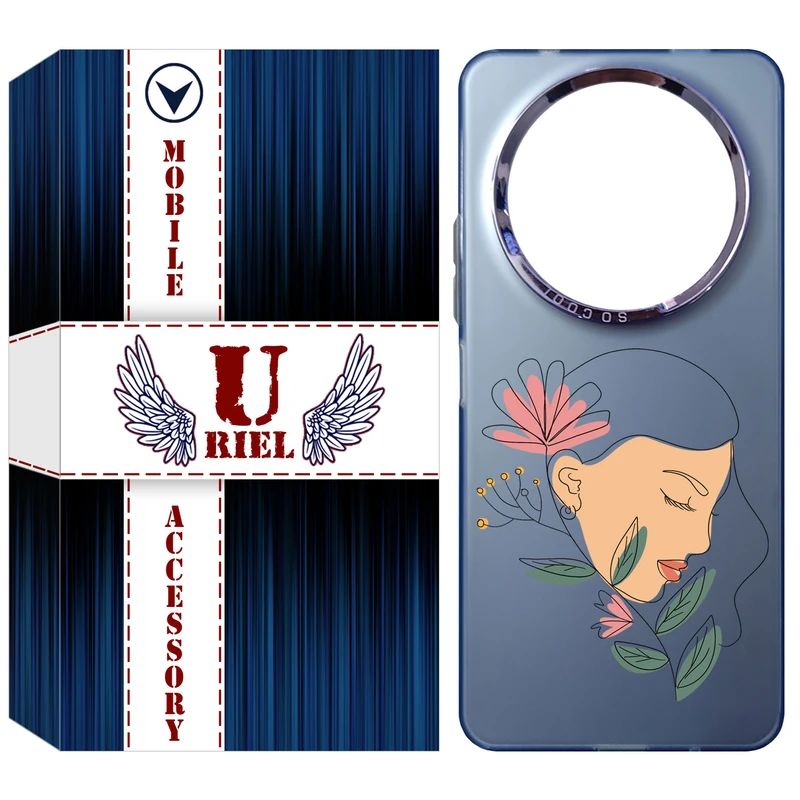 کاور یوریل مدل SCL کد 53 طرح صورت زن مناسب برای گوشی موبایل شیائومی Redmi A3 / A3X