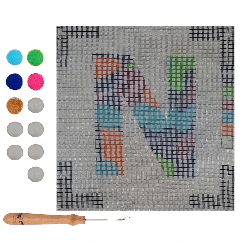 بسته فرشینه بافی مدل N-3006 مجموعه 13 عددی