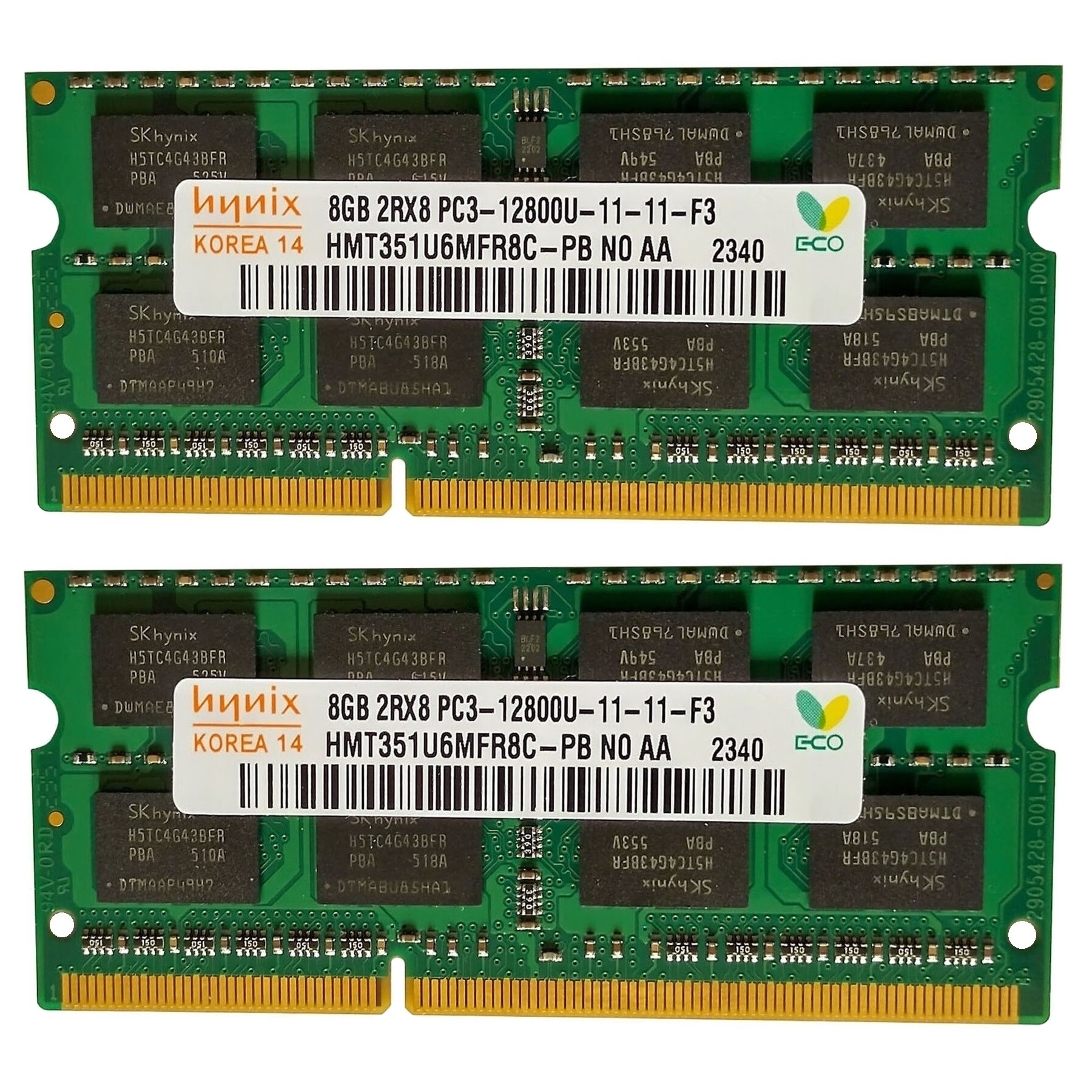 رم لپ تاپ DDR3 تک کاناله 1600 مگاهرتز CL11 هاینیکس مدل PC3-12800 ظرفیت 8 گیگابایت بسته دو عددی