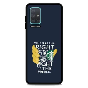 AKAM AMC-WSGA71-STARBUCKS-31 Cover For Samsung Galaxy A71