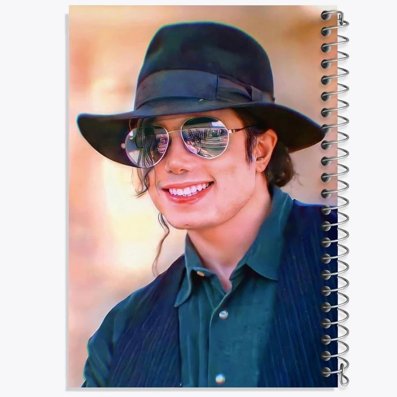 دفتر شطرنجی 50 برگ خندالو طرح مایکل جکسون Michael Jackson کد 19250