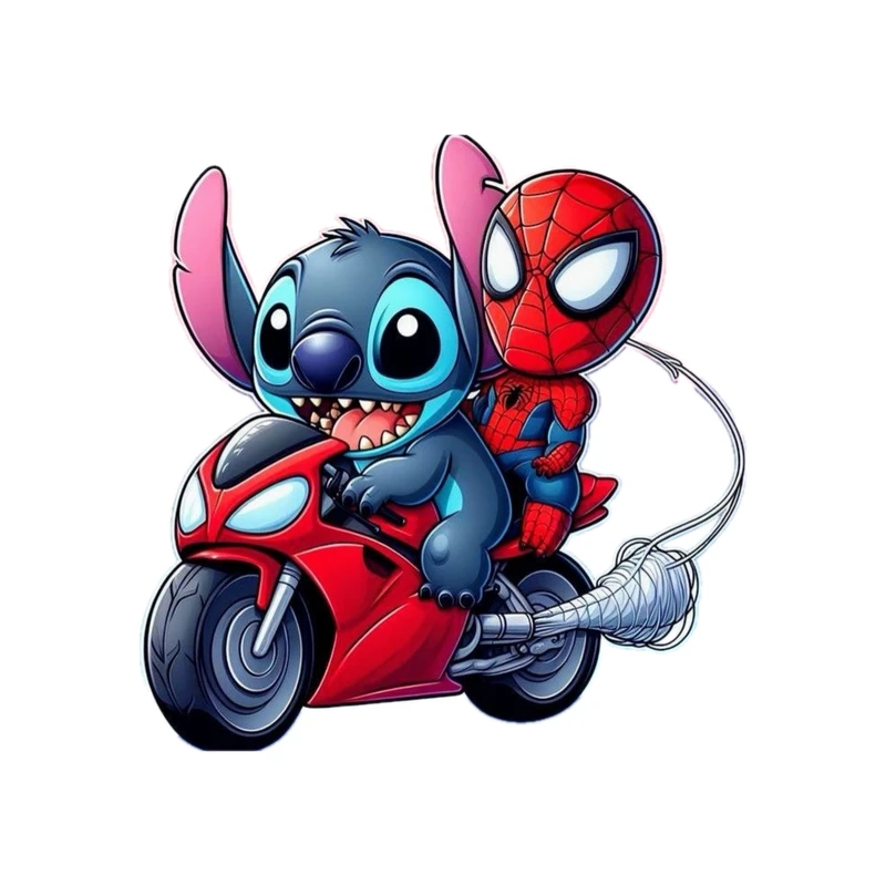 استیکر پارچه و لباس پاد آفرین مدل استیج و اسپایدرمن کد a9