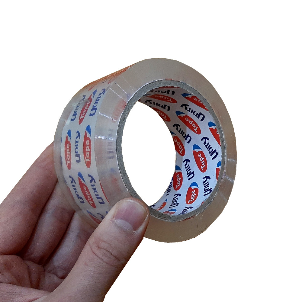 چسب پهن یونیتی مدل شفاف عرض 5 سانتی متر بسته 6 عددی