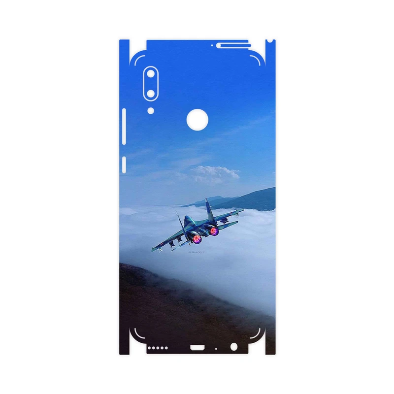 برچسب پوششی ماهوت مدل Fighter plane Su27-FullSkin مناسب برای گوشی موبایل هوآوی P Smart 2019