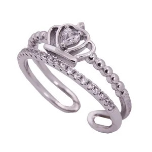 انگشتر زنانه ملک زیور مدل تاج ملکه 