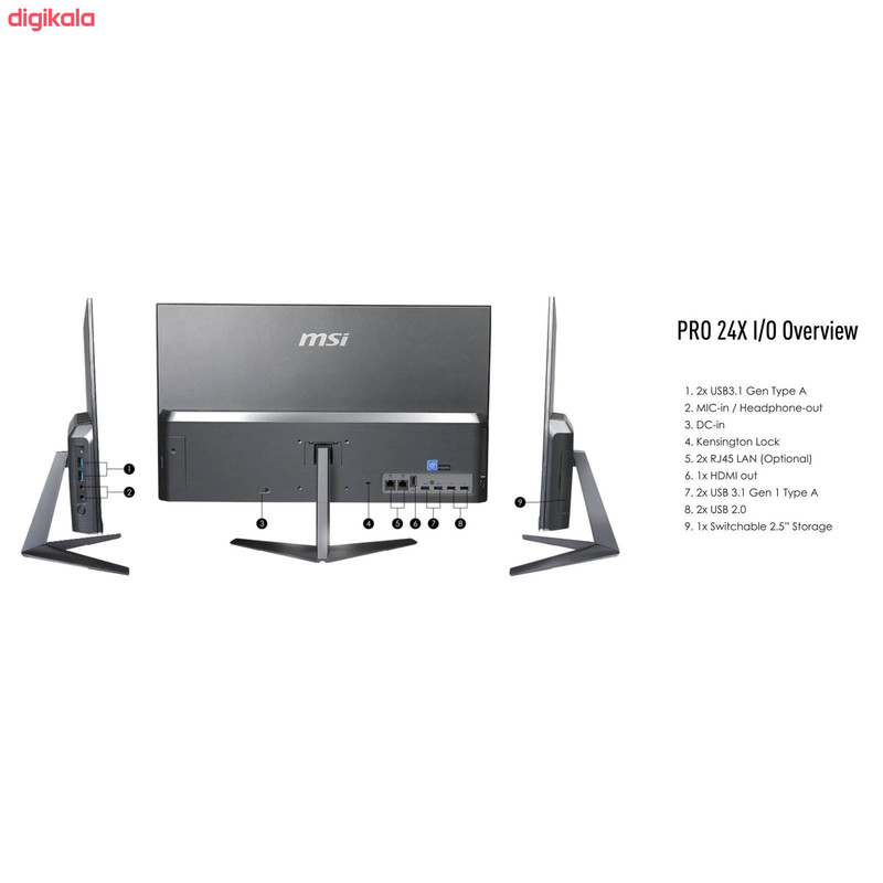 کامپیوتر همه کاره 24 اینچی ام اس آی مدل PRO 24X 10M