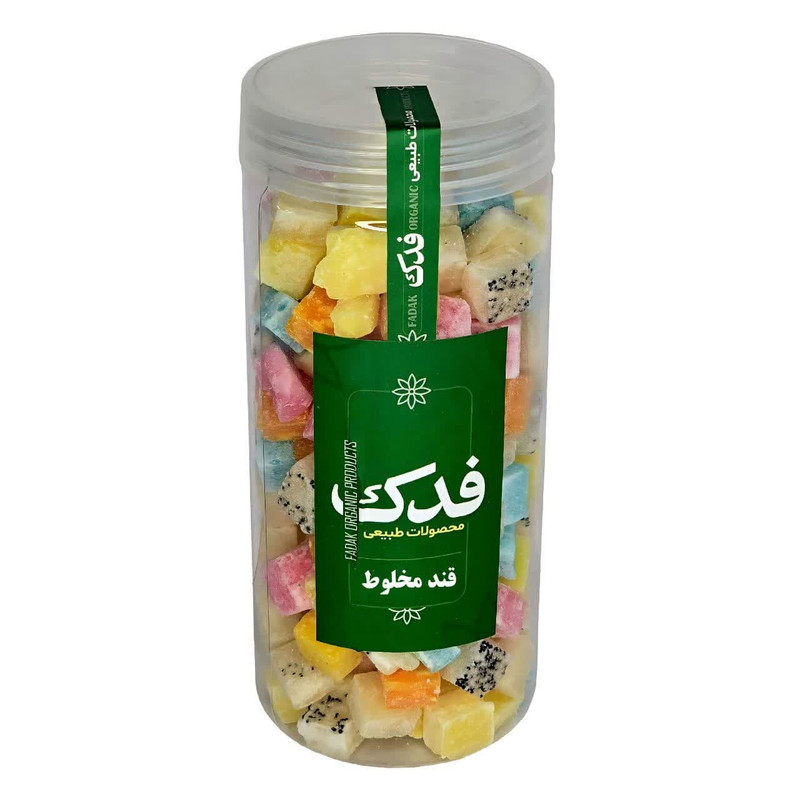 قند نیشکر و عسل طعم مخلوط فدک - 450 گرم 