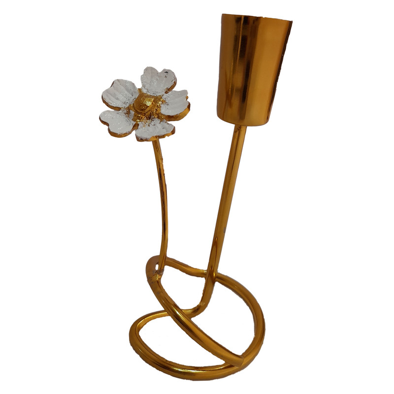 شمعدان مدل گل پنج پر کد 402 مجموعه سه عددی