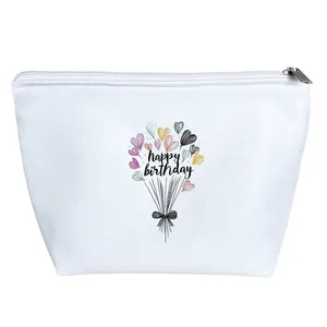 کیف لوازم آرایش دخترانه خندالو مدل Happy Birthday کد H770