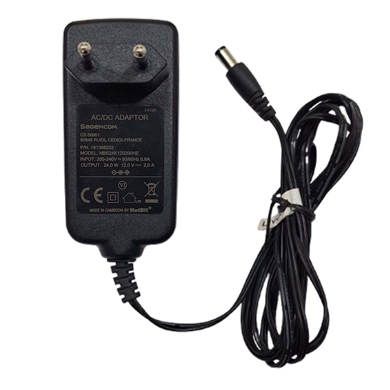 آداپتور 12 ولت 2 آمپر ساژم کام مدل CS 50001