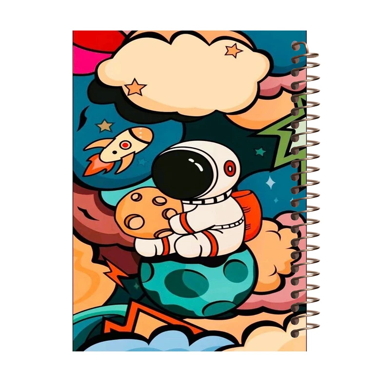 دفتر نقاشی 60 برگ طرح فضانورد کد A549