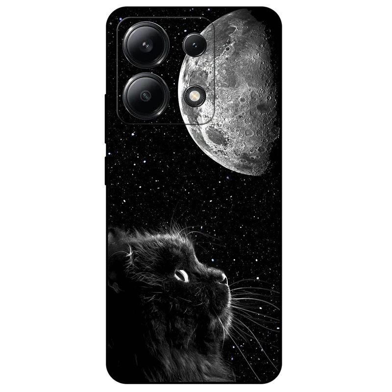 کاور مگافون طرح گربه مدل 1882 مناسب برای گوشی موبایل شیائومی Redmi Note 13 4G