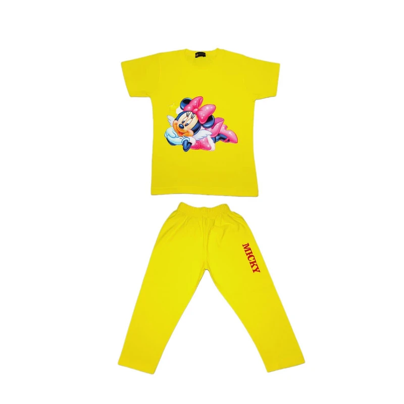 عکس شماره 2 : ست تی شرت و شلوار دخترانه مدل 601010mz