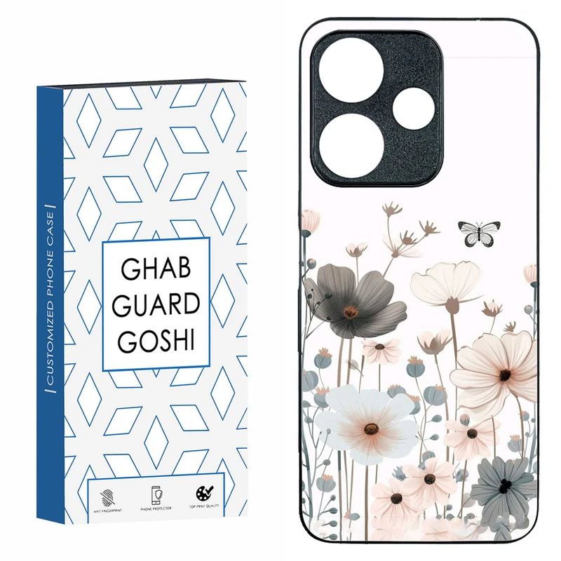 کاور قاب گارد گوشی طرح گل کد TPU-135 مناسب برای گوشی موبایل شیائومی  REDMI 13  