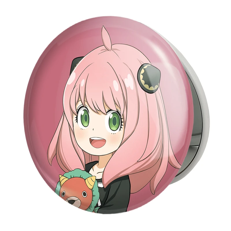 آینه جیبی خندالو طرح انیا فورجر انیمه اسپای ایکس فمیلی Spy x Family مدل تاشو کد 17709 