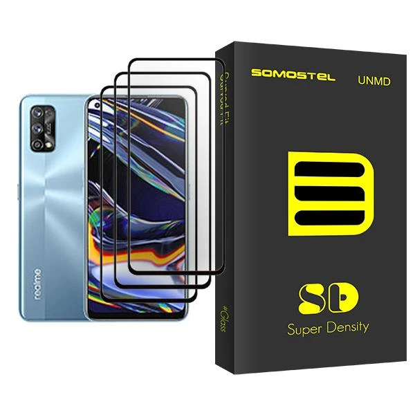 محافظ صفحه نمایش سوماستل مدل SD Glass MIX003 مناسب برای گوشی موبایل ریلمی 7 Pro بسته سه عددی