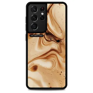 AKAM AMC-WSGS21U-COFFEE-3 Cover For Samsung Galaxy S21 Ultra