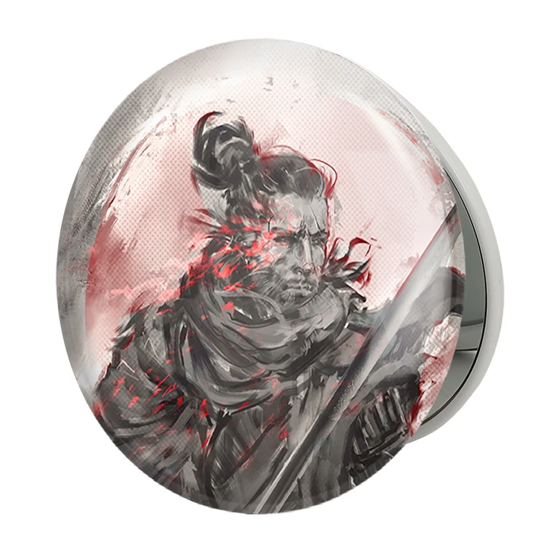 آینه جیبی خندالو طرح بازی سکیرو (sekiro) مدل تاشو کد 31703